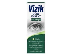 VIZIK Očné kvapky pri alergii ektoín a hyaluronát 10 ml