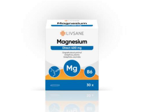 LIVSANE Magnézium direct 400 mg grapefruit 30 ks