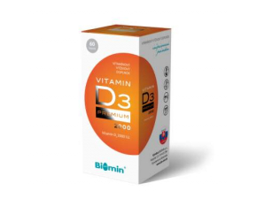 BIOMIN Vitamín D3 premium 2000 I.U. 60 kapsúl