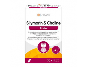 LIVSANE Silymarín a cholin forte 30 kapsúl