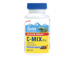 SWISS NATUREVIA C-mix 500 mg cmúľacie pastilky 30 ks