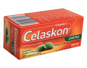 Zentiva Celaskon ochutené tabliety limetka 30 ks
